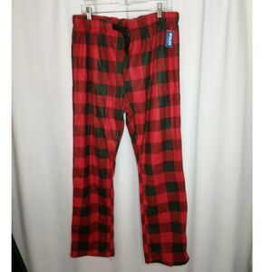 Mission Ridge Buffalo Plaid Flannel Pajama Pants Red PJs Drawstrng NWT Mens XL